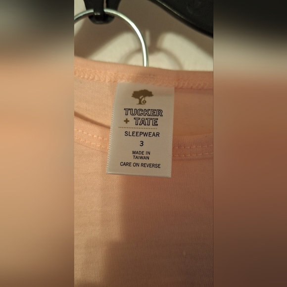 NWT Tucker and Tate kids Fleece Pajamas Pink Size 3 - Picture 3 of 3